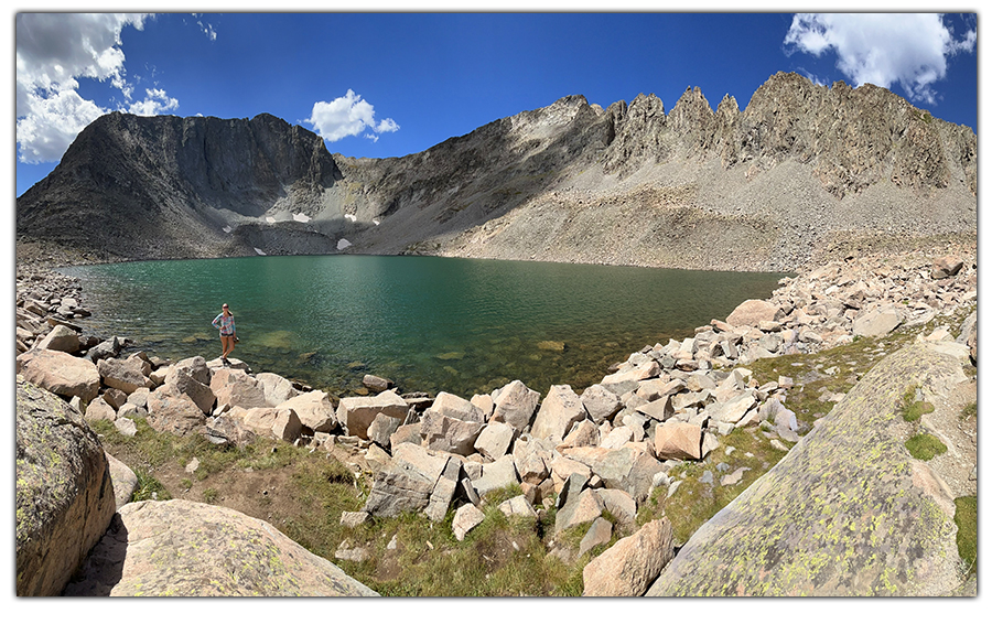 snow lake in state forest state park