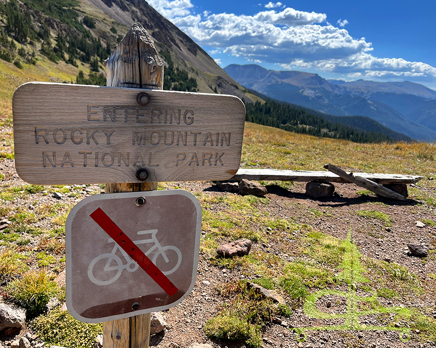 saddle between state forest state park and rocky mountain national park