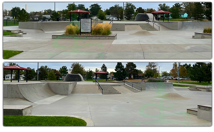 street skate plaza at pioneer skatepark