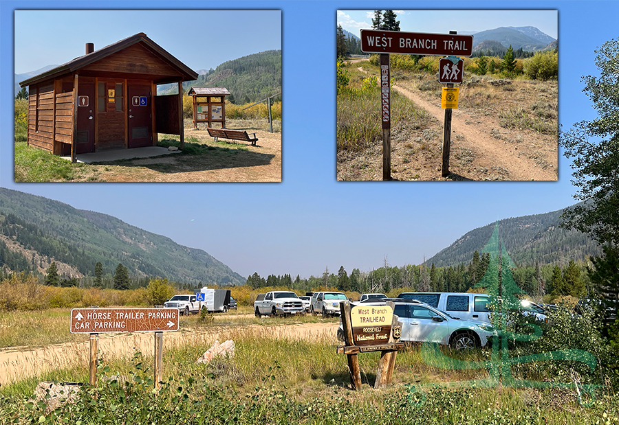 west branch trailhead in roosevelt national forest