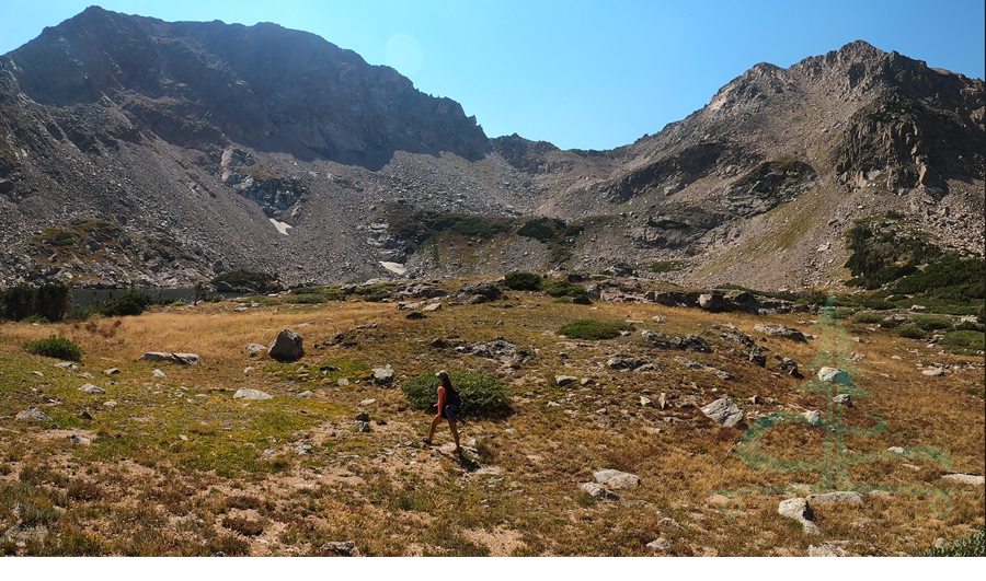 hiking west branch trail to carey lake