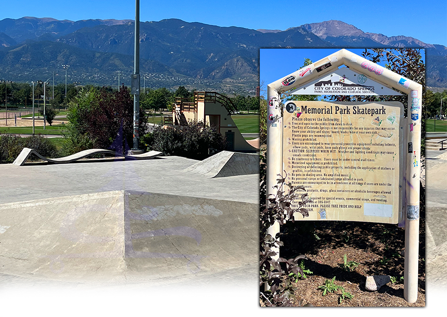 memorial park skatepark in colorado springs