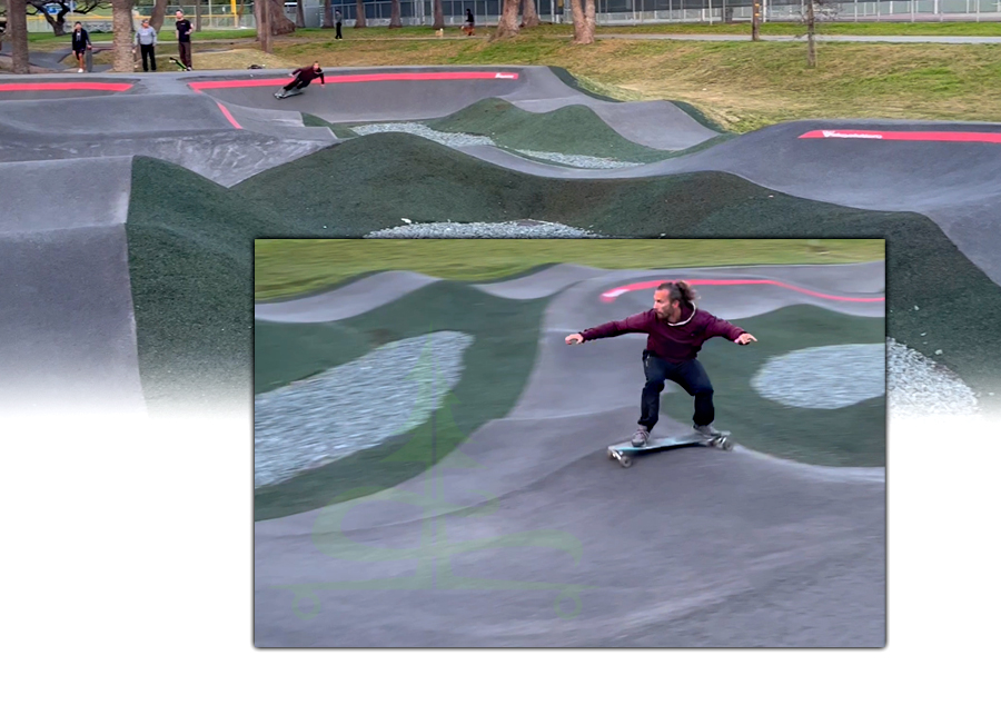 huge velosolutions pump track in los angeles