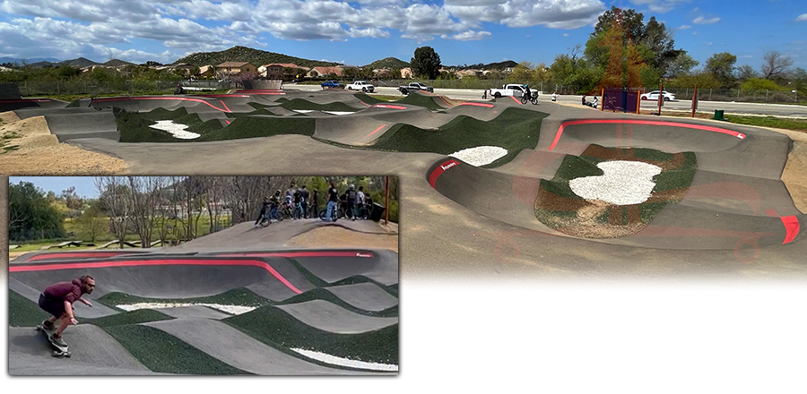 velosolutions pump track in menifee, california