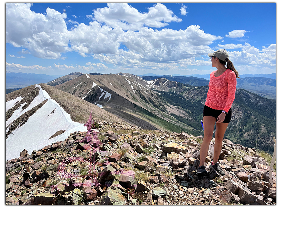 ridgeline views from north schell peak hike