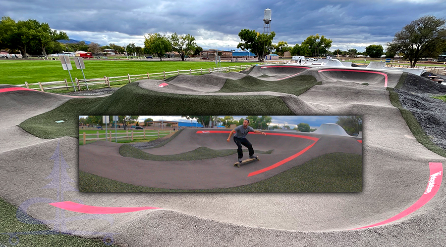 longboarding rotary pump track in new mexico